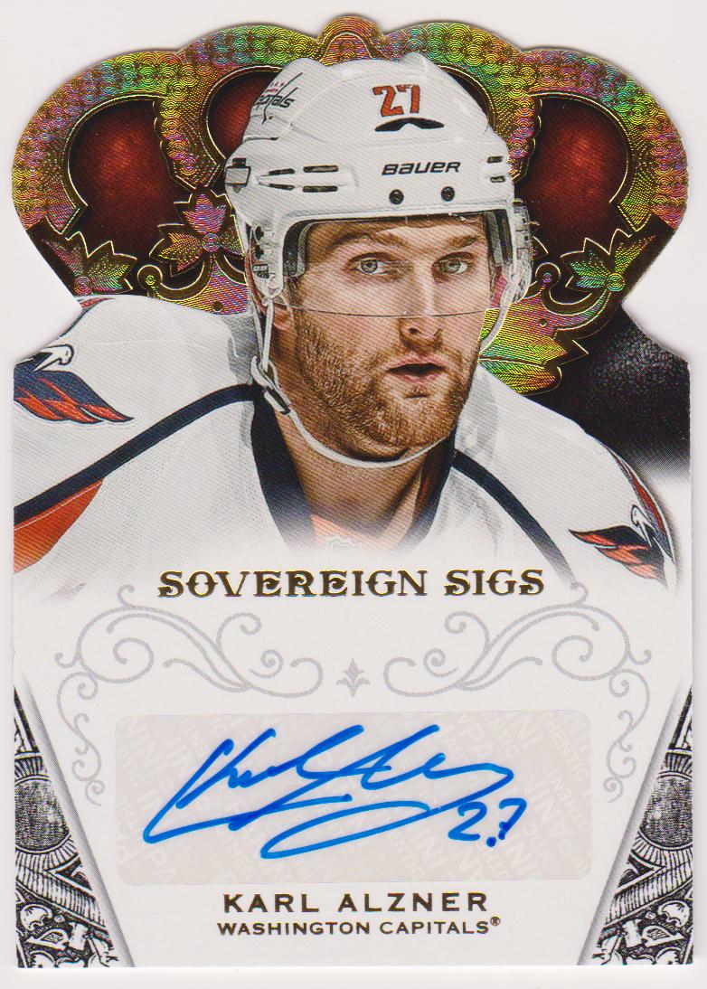 (image for) 2013-14 Crown Royale Sovereign Sigs #SOKA Karl Alzner AUTO