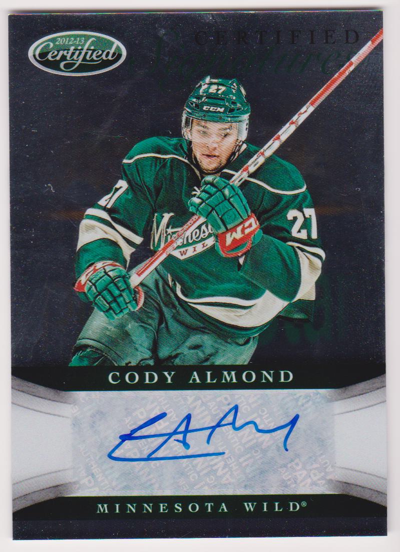 (image for) 2012-13 Certified Signatures #37 Cody Almond