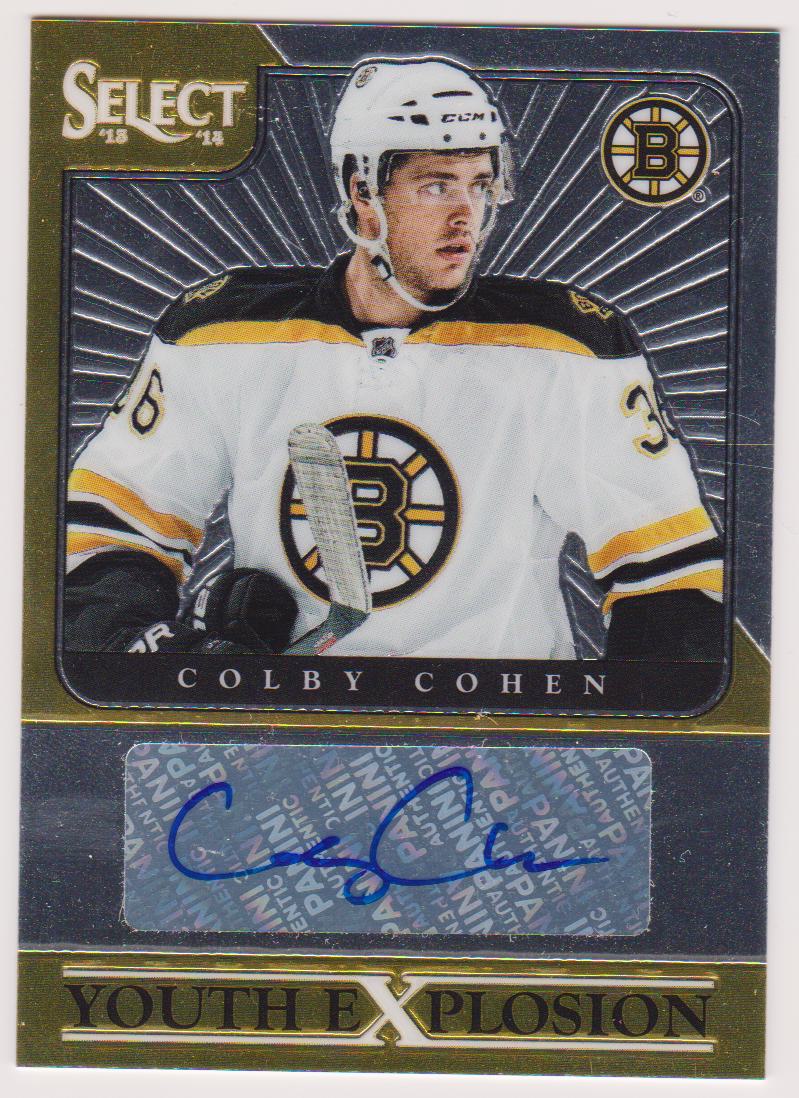 (image for) 2013-14 Select Youth Explosion Autographs #YECO Colby Cohen