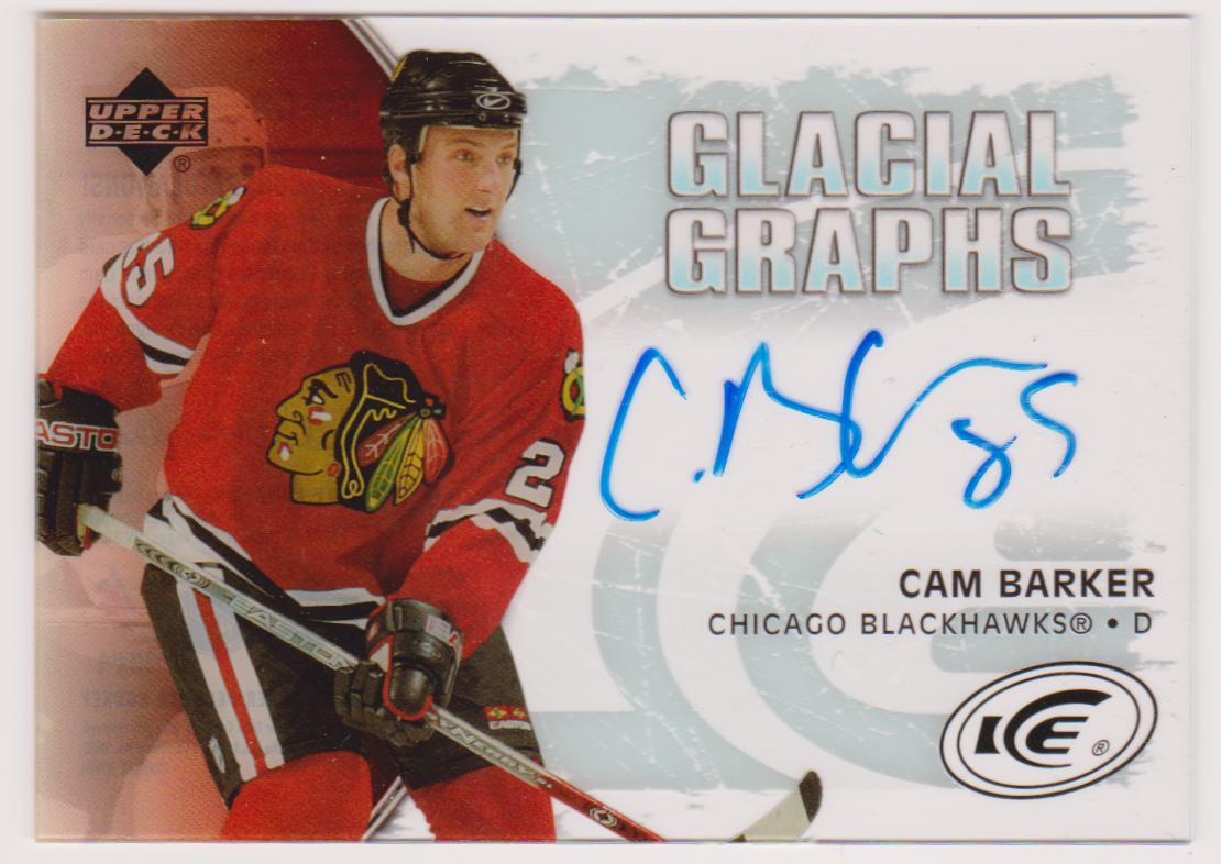(image for) 2005-06 Upper Deck Ice Glacial Graphs #GGCB Cam Barker