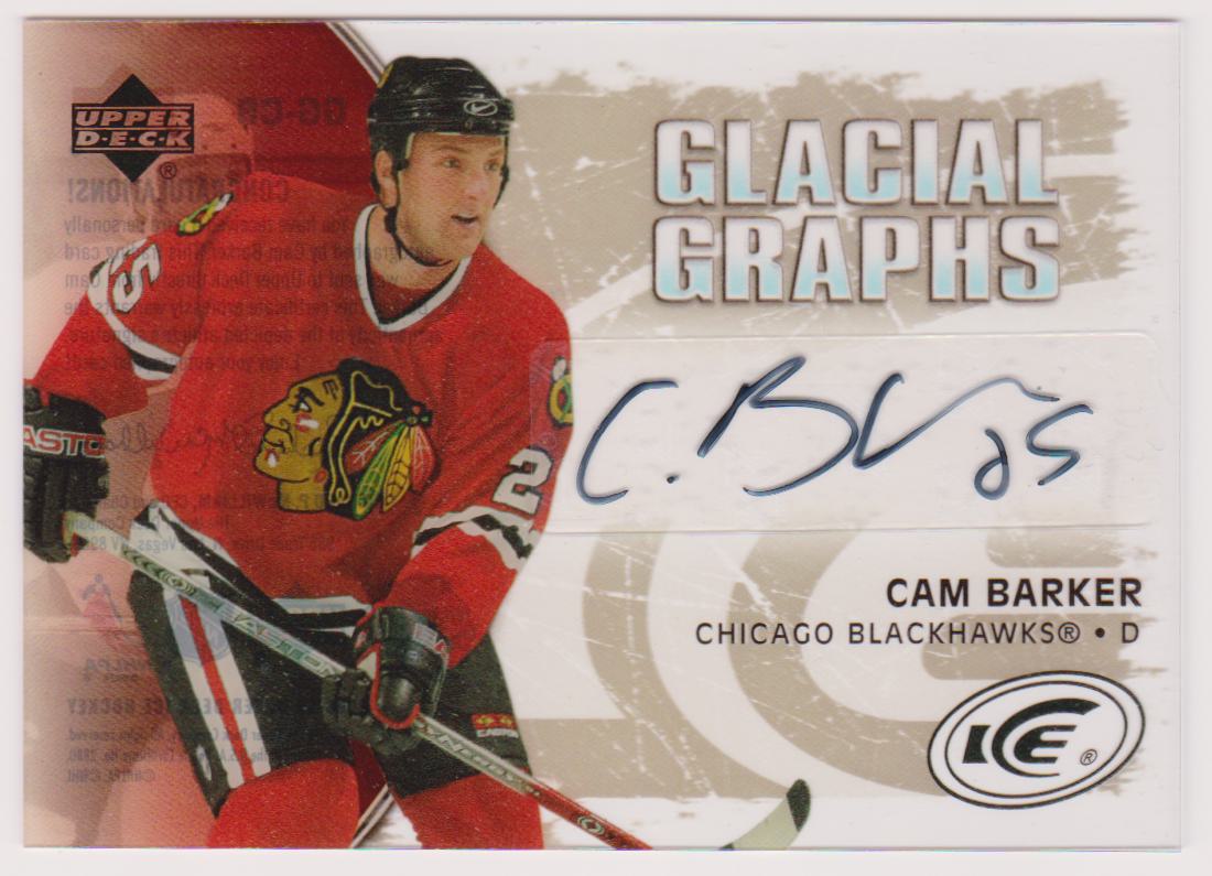 (image for) 2005-06 Upper Deck Ice Glacial Graphs #GGCB Cam Barker - Labels