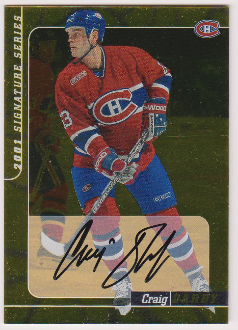 (image for) 2000-01 BAP Signature Series Autographs Gold #197 Craig Darby