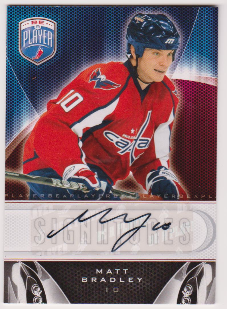 (image for) 2009-10 Be A Player Signatures #SMY Matt Bradley AUTO