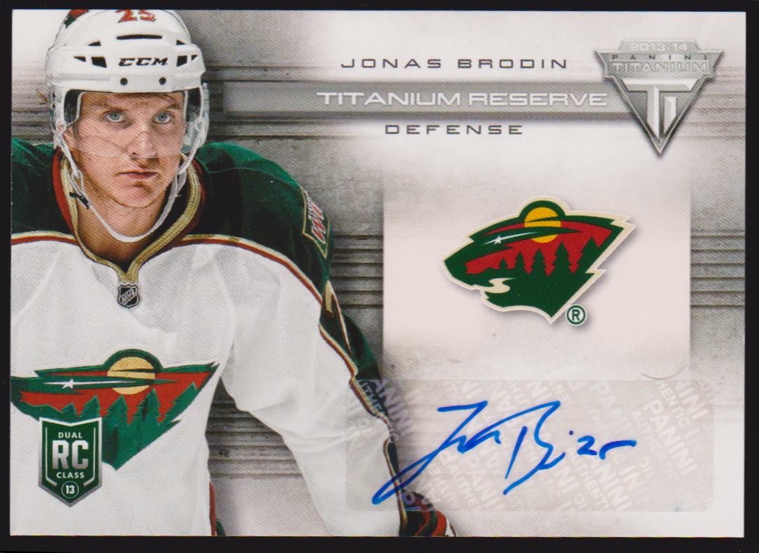 (image for) 2013-14 Panini Titanium Reserve Autographs #TRJB Jonas Brodin