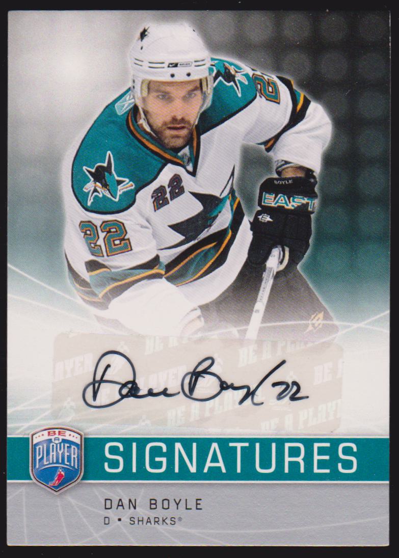 2008-09 Be A Player Signatures #SBY Dan Boyle (image for) 2008-09 Be A Player Signatures #SBY Dan Boyle