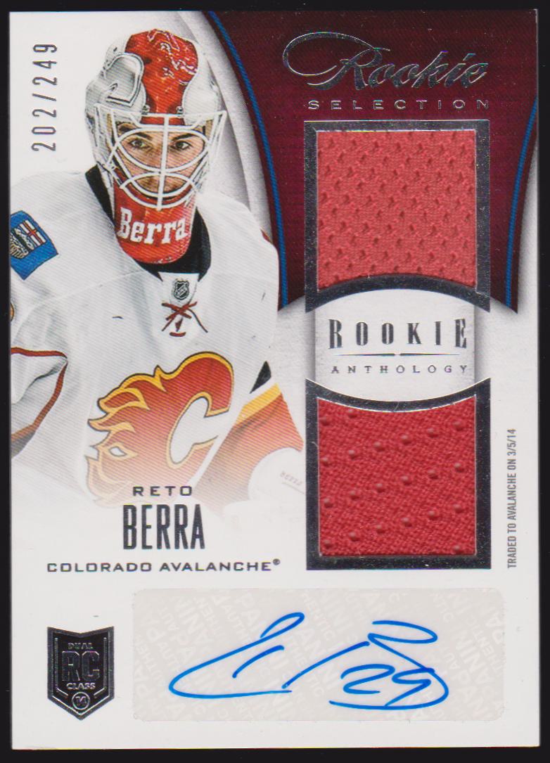 (image for) 2013-14 Panini Rookie Anthology #116 Reto Berra AUTO RC