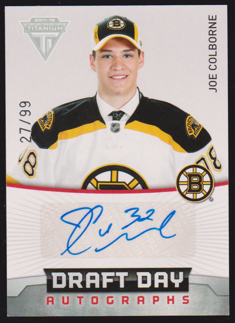 (image for) 2011-12 Panini Titanium Draft Day Autographs #42 Joe Colborne - RC Year