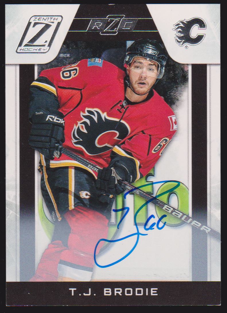(image for) 2010-11 Zenith #187 T.J. Brodie AUTO RC 292/999