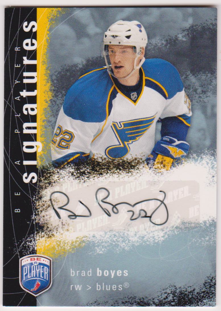 2007-08 Be A Player Signatures #SBB Brad Boyes (image for) 2007-08 Be A Player Signatures #SBB Brad Boyes