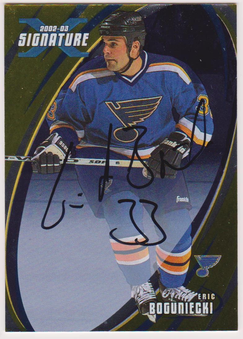 (image for) 2002-03 BAP Signature Series Autographs Gold #150 Eric Boguniecki