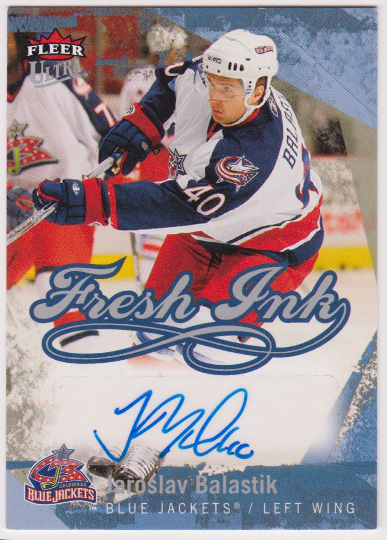(image for) 2007-08 Ultra Fresh Ink #FIJB Jaroslav Balastik AUTO