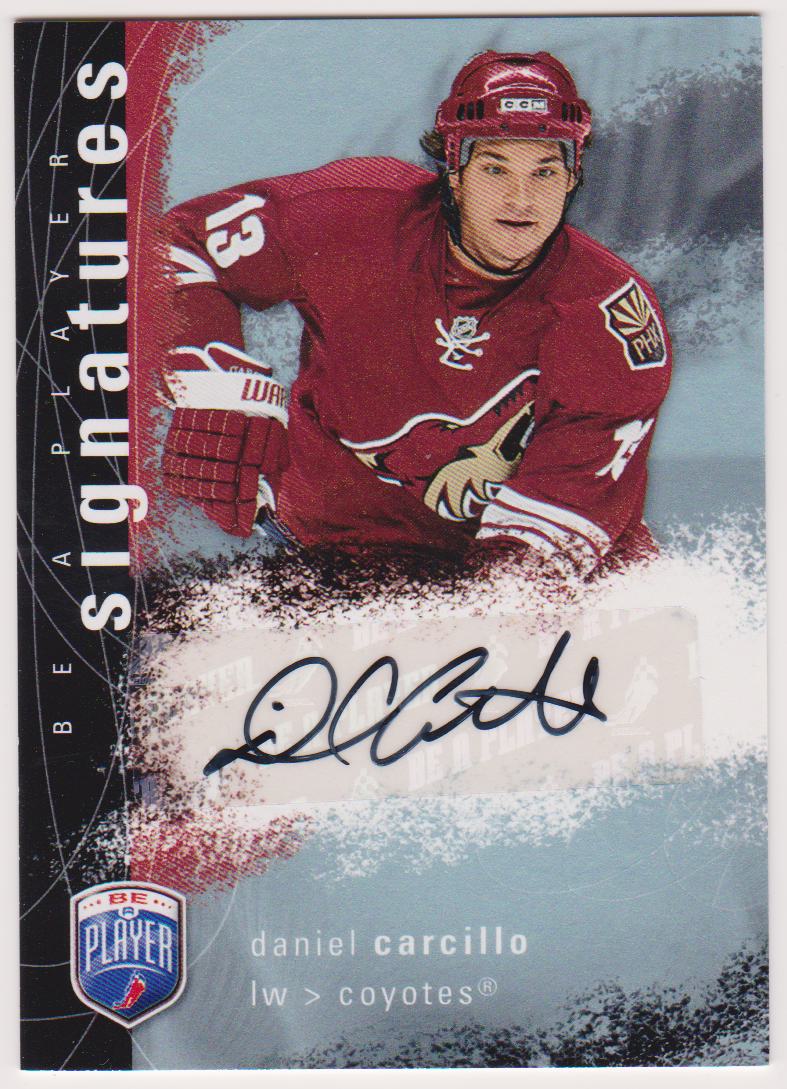 (image for) 2007-08 Be A Player Signatures #SDC Daniel Carcillo