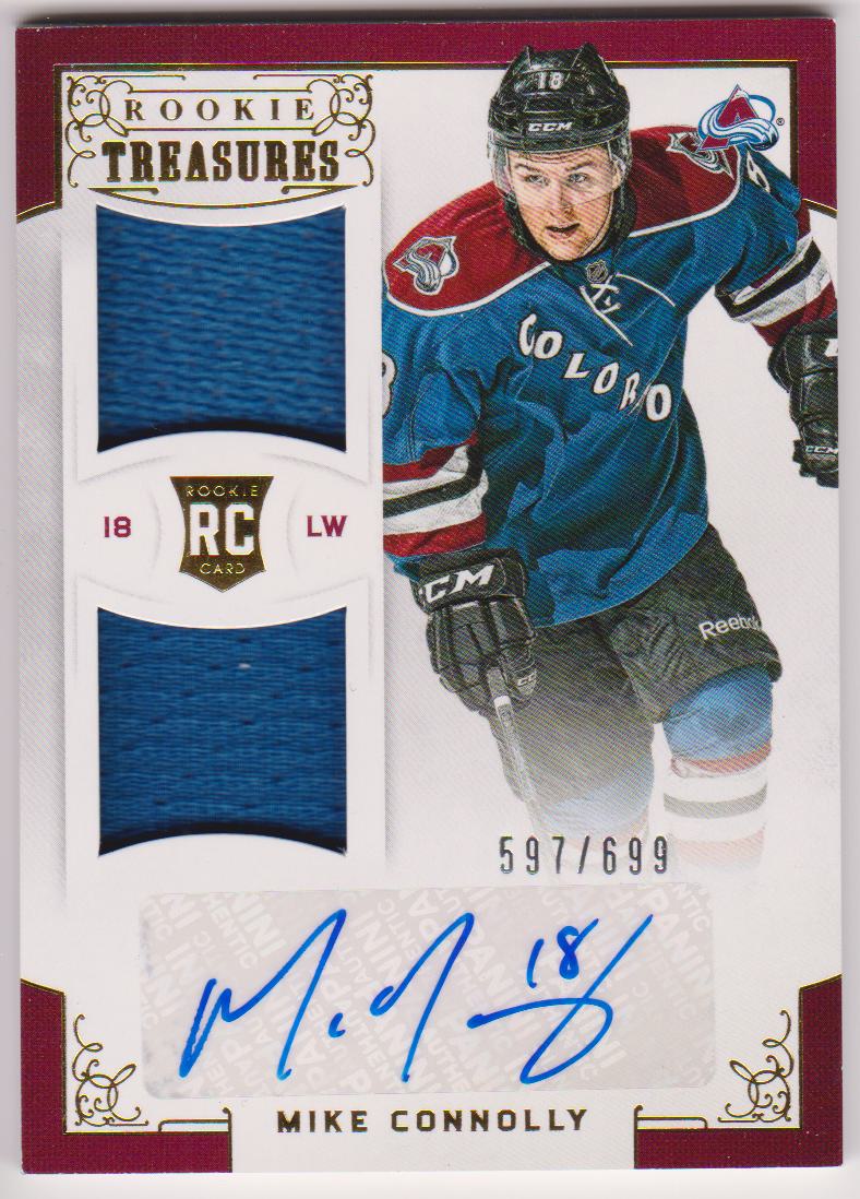 2012-13 Panini Rookie Anthology #112 Mike Connolly Jerseys AUTO 597/699 RC (image for) 2012-13 Panini Rookie Anthology #112 Mike Connolly Jerseys AUTO 597/699 RC