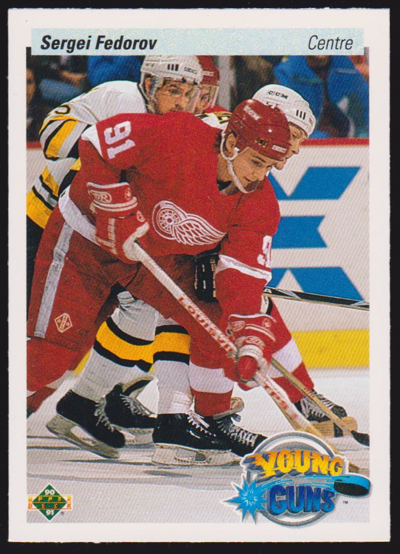 (image for) 1990-91 Upper Deck French #525 Sergei Fedorov YG RC