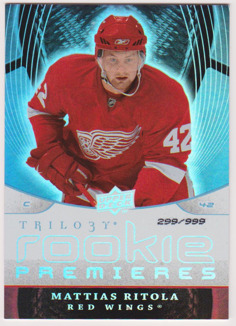 (image for) 2008-09 Upper Deck Trilogy #140 Mattias Ritola RC 299/999