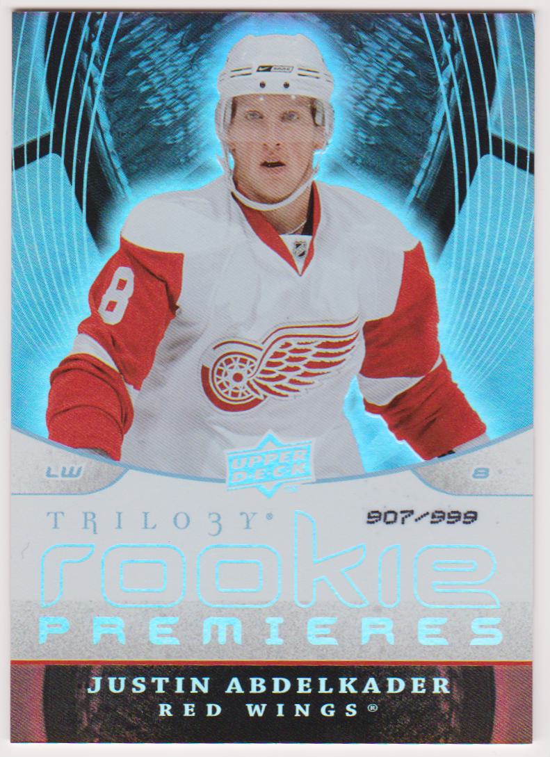 (image for) 2008-09 Upper Deck Trilogy #139 Justin Abdelkader RC 907/999