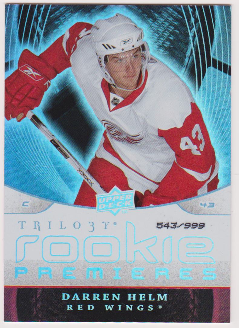 (image for) 2008-09 Upper Deck Trilogy #137 Darren Helm RC 543/999