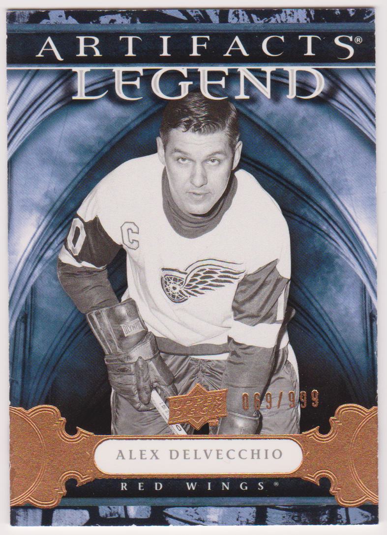 2009-10 Artifacts #107 Alex Delvecchio Legend 069/999 (image for) 2009-10 Artifacts #107 Alex Delvecchio Legend 069/999