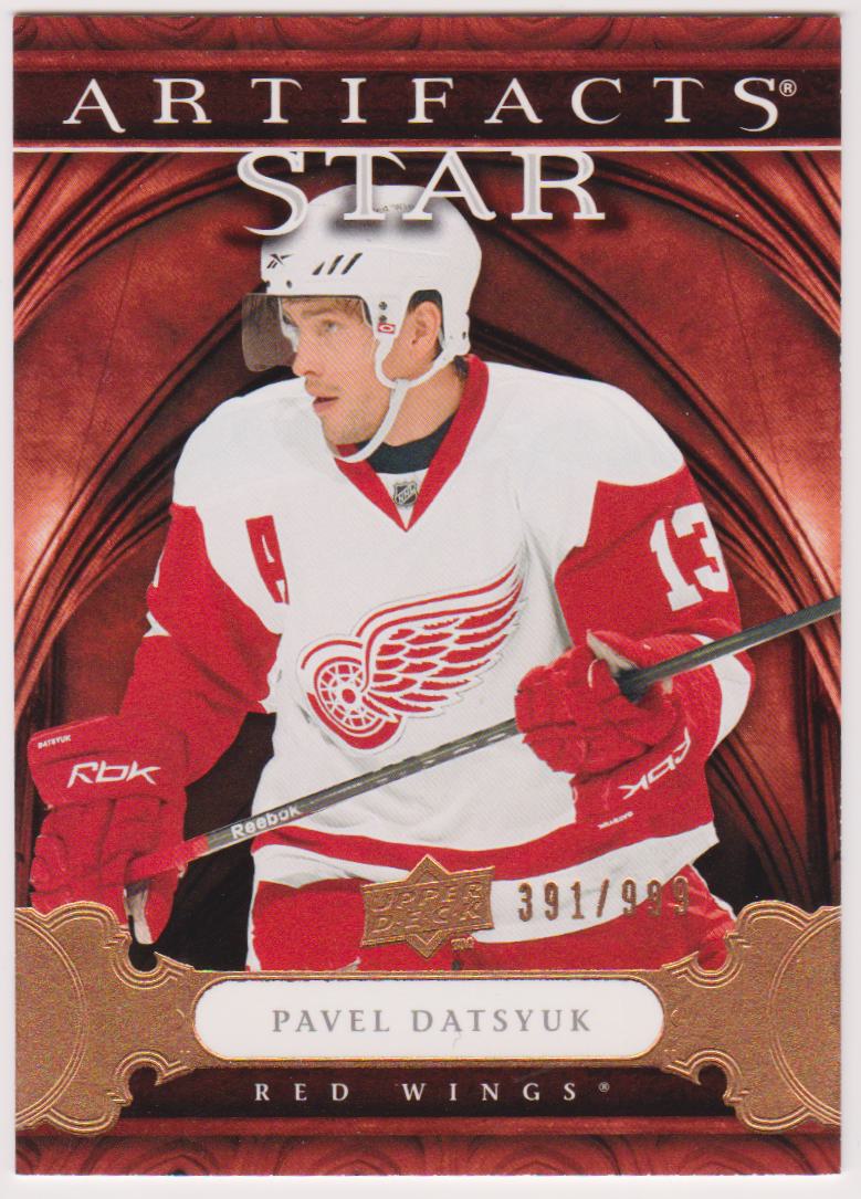 2009-10 Artifacts #142 Pavel Datsyuk Star 391/999 (image for) 2009-10 Artifacts #142 Pavel Datsyuk Star 391/999