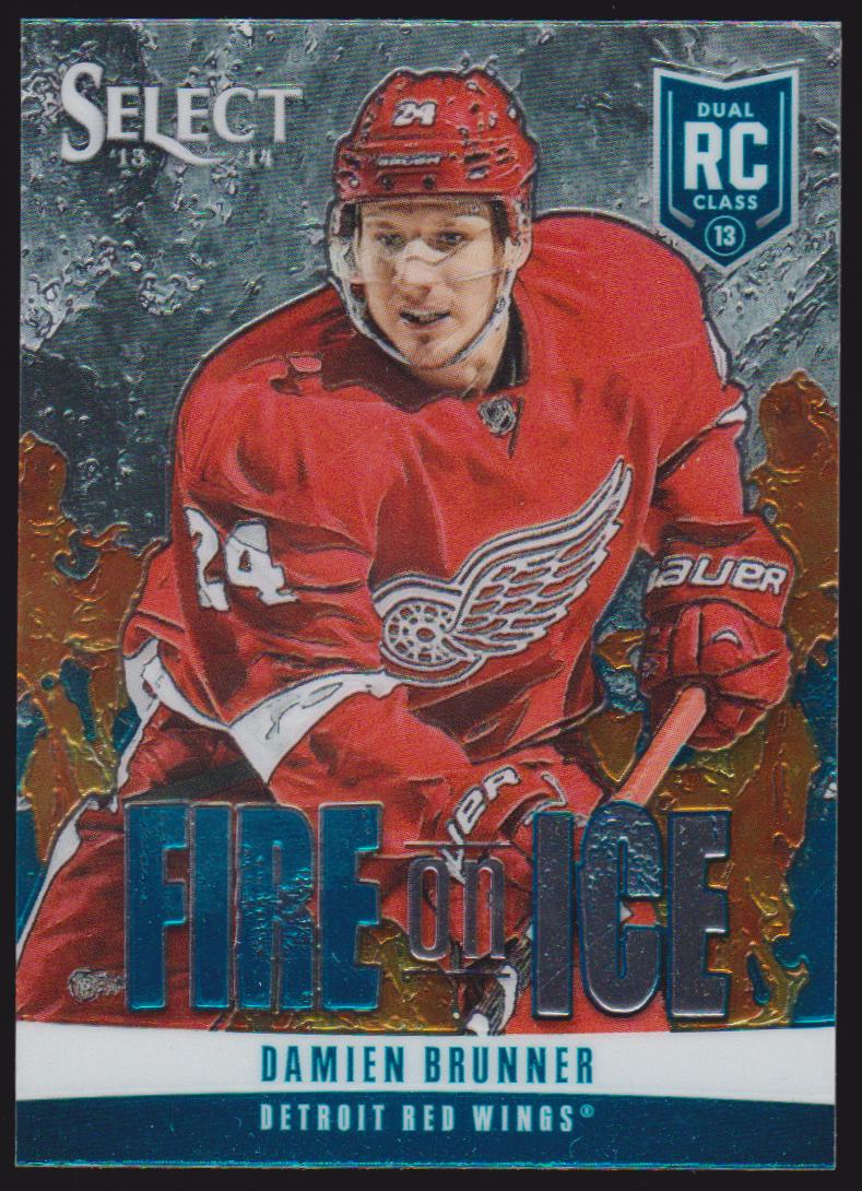 (image for) 2013-14 Select Fire on Ice Rookies Blue #FR10 Damien Brunner
