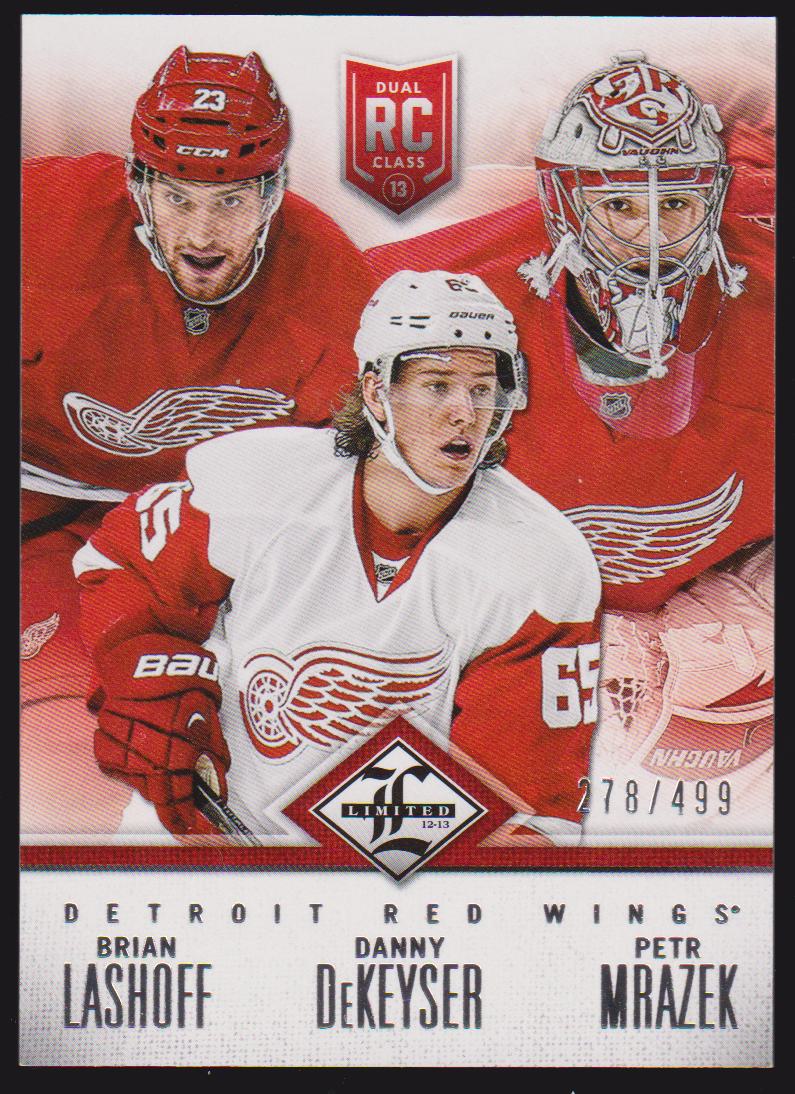 (image for) 2012-13 Limited Rookie Redemption #10 Brian Lashoff/Danny DeKeyser/Petr Mrazek 278/499 - XRC