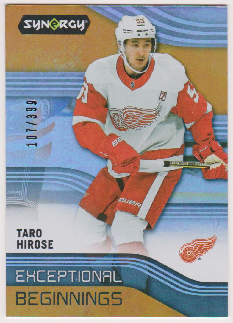(image for) 2019-20 Synergy Exceptional Beginnings Orange #EB11 Taro Hirose - RC Year