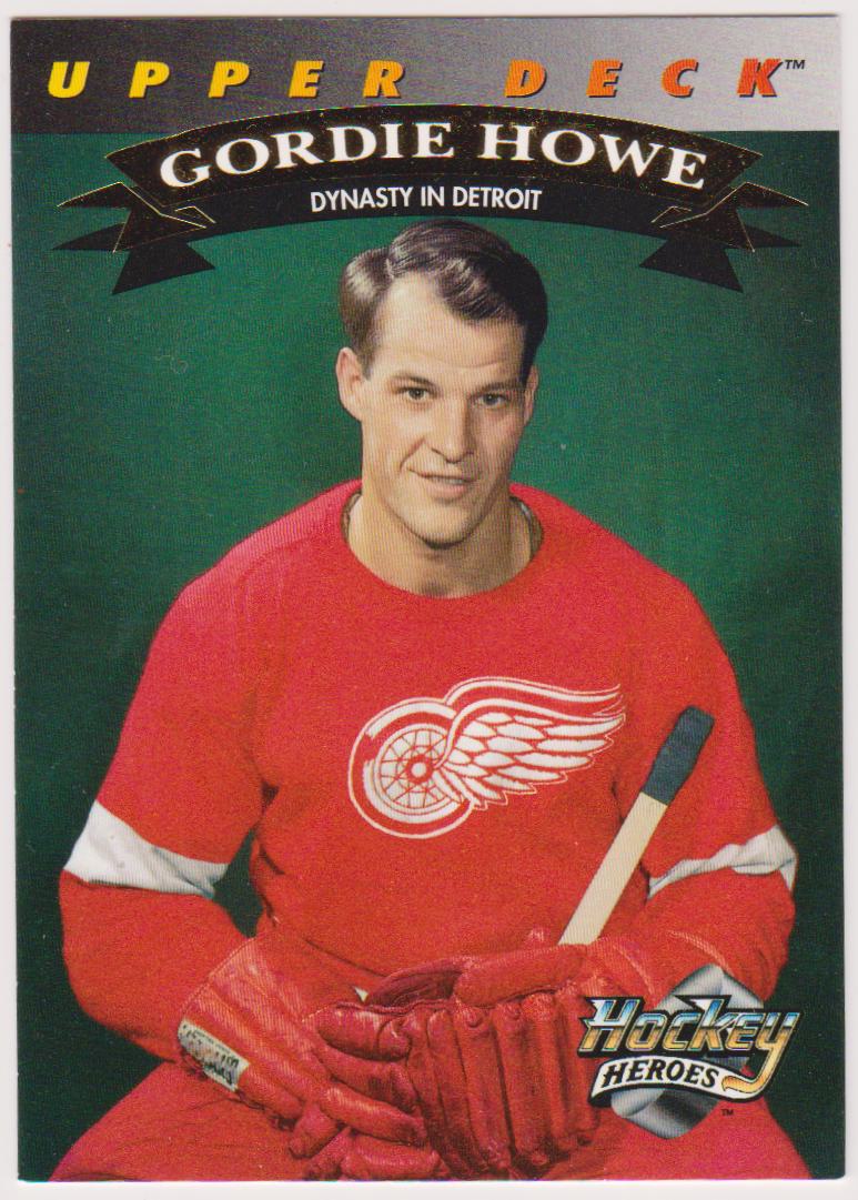 (image for) 1992-93 Upper Deck Gordie Howe Heroes #20 Gordie Howe/Dynasty in Detroit