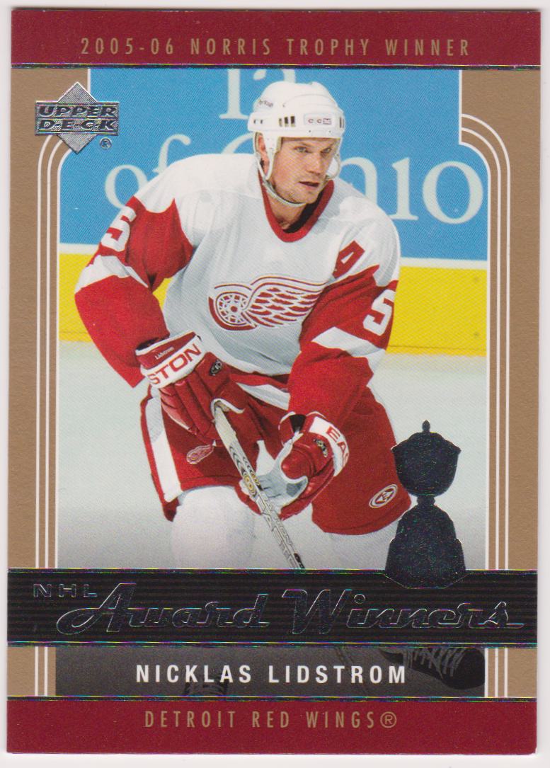 2006-07 Upper Deck Award Winners #AW3 Nicklas Lidstrom (image for) 2006-07 Upper Deck Award Winners #AW3 Nicklas Lidstrom