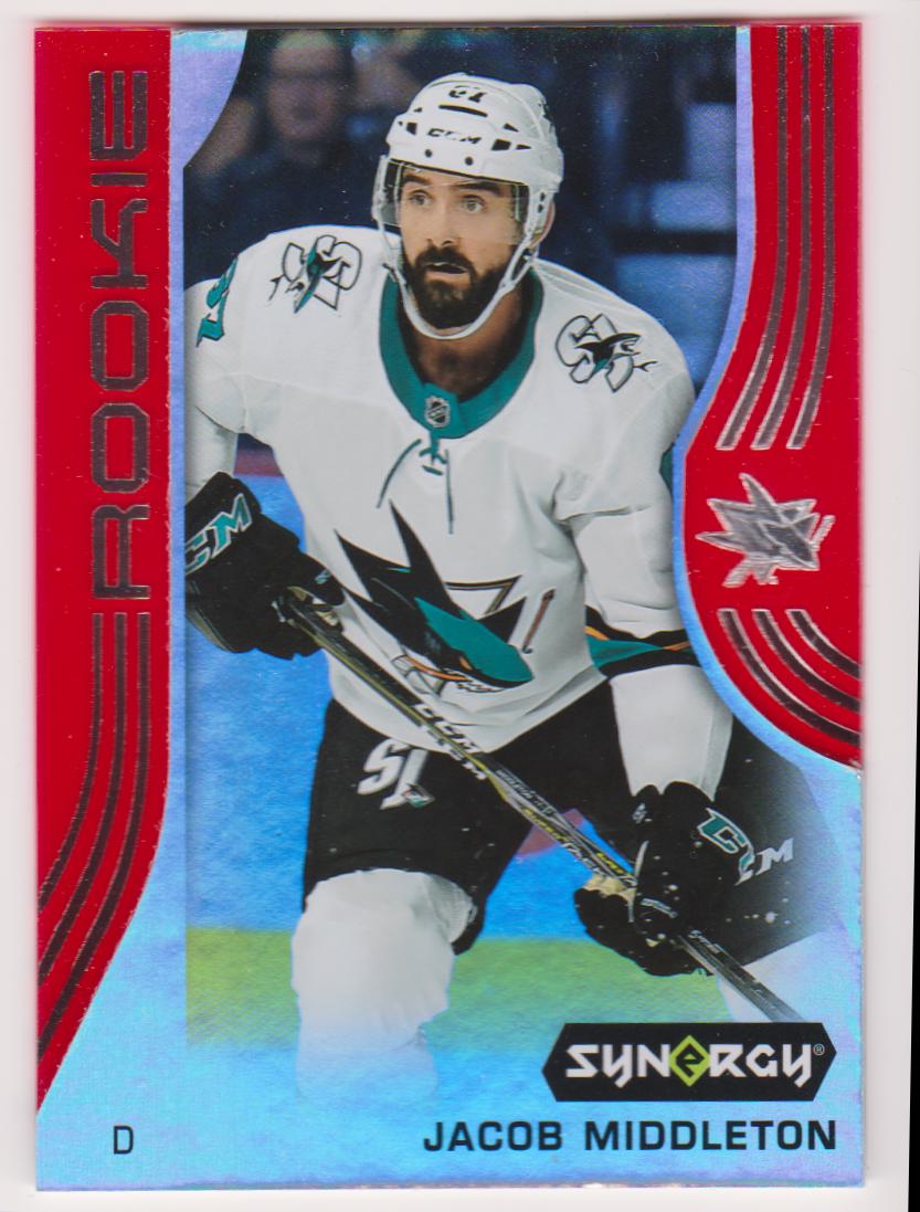 2019-20 Synergy Red #58 Jacob Middleton - RC (image for) 2019-20 Synergy Red #58 Jacob Middleton - RC