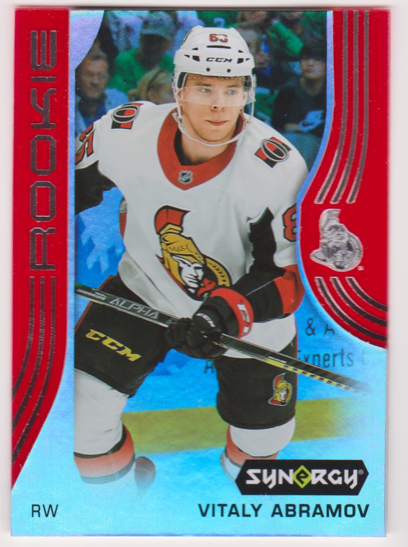 2019-20 Synergy Red Bounty #67 Vitaly Abramov RC (image for) 2019-20 Synergy Red Bounty #67 Vitaly Abramov RC
