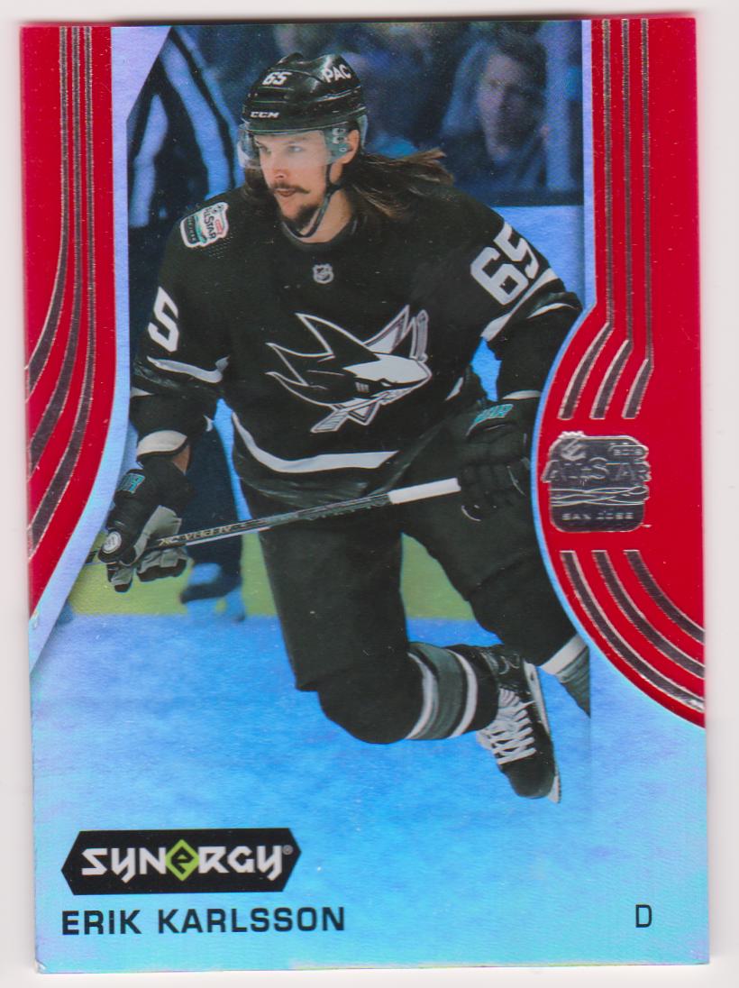 2019-20 Synergy Red Bounty #39 Erik Karlsson All-Star (image for) 2019-20 Synergy Red Bounty #39 Erik Karlsson All-Star