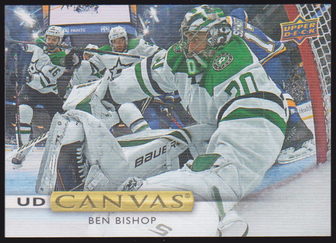 2019-20 Upper Deck Canvas #C67 Ben Bishop (image for) 2019-20 Upper Deck Canvas #C67 Ben Bishop