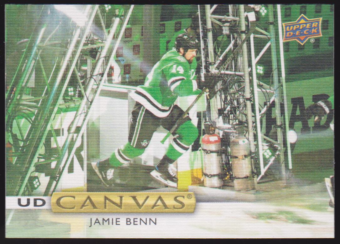 2019-20 Upper Deck Canvas #C65 Jamie Benn (image for) 2019-20 Upper Deck Canvas #C65 Jamie Benn