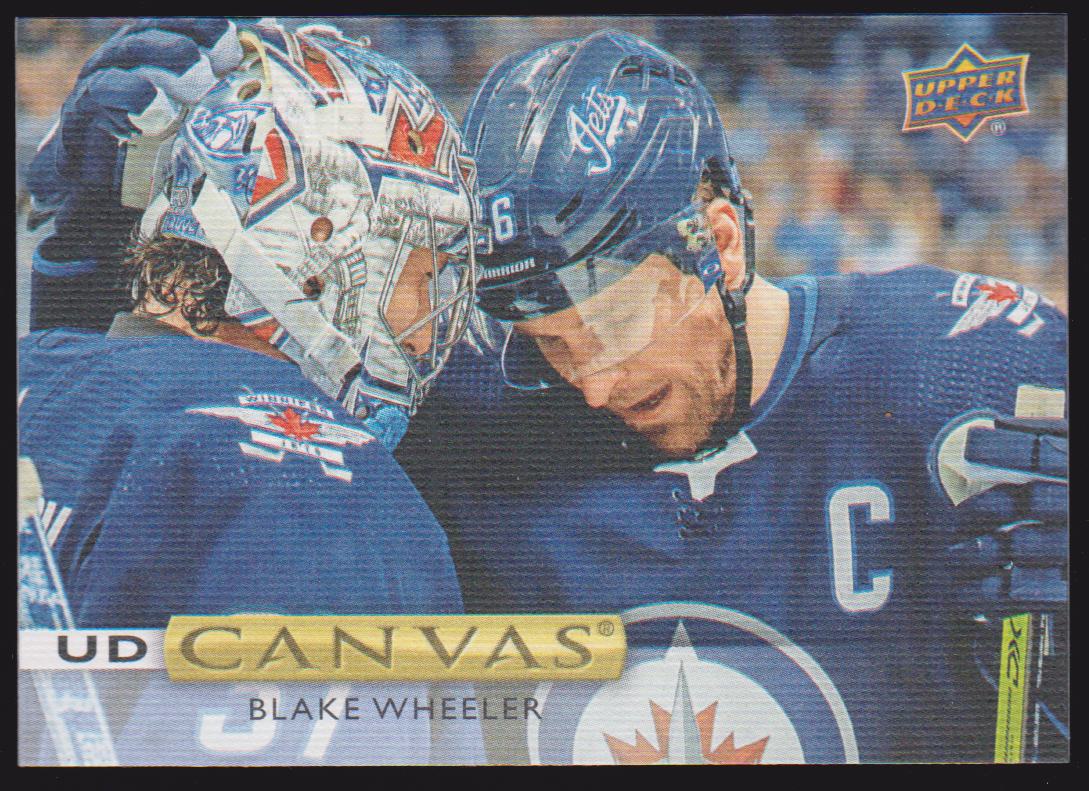 2019-20 Upper Deck Canvas #C47 Blake Wheeler (image for) 2019-20 Upper Deck Canvas #C47 Blake Wheeler