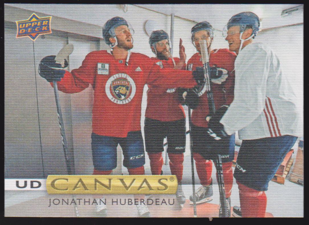 2019-20 Upper Deck Canvas #C18 Jonathan Huberdeau (image for) 2019-20 Upper Deck Canvas #C18 Jonathan Huberdeau