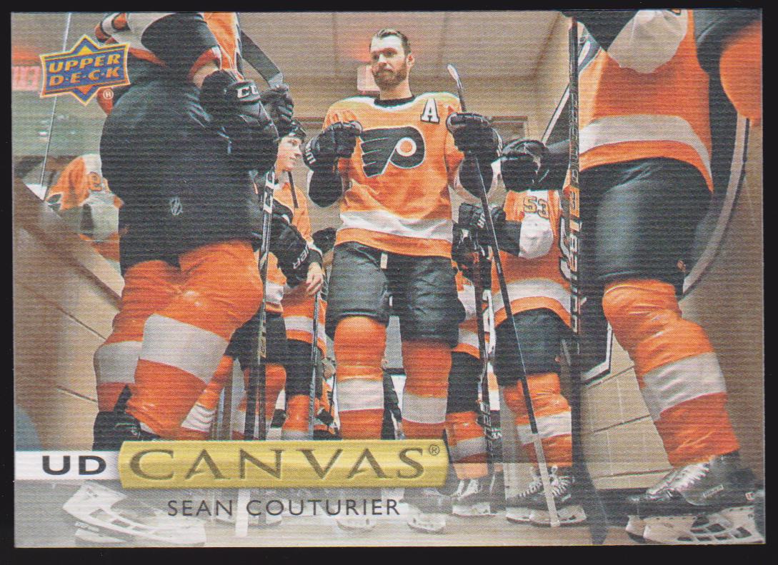 2019-20 Upper Deck Canvas #C34 Sean Couturier (image for) 2019-20 Upper Deck Canvas #C34 Sean Couturier