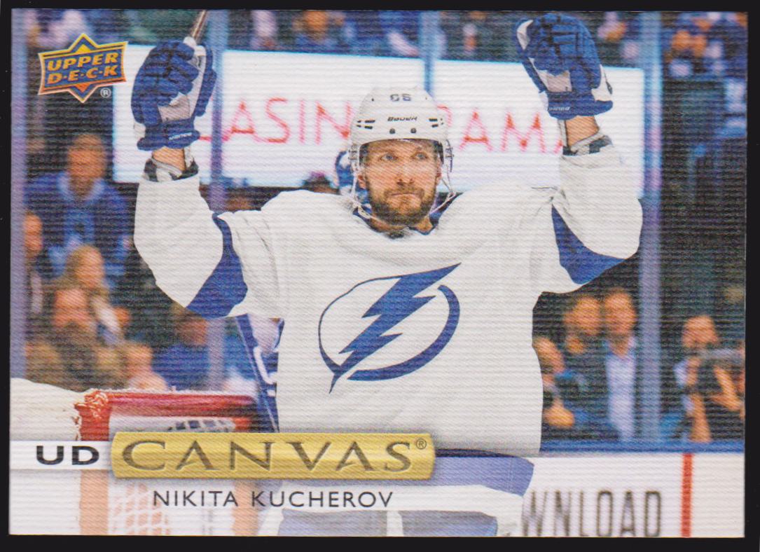 2019-20 Upper Deck Canvas #C130 Nikita Kucherov (image for) 2019-20 Upper Deck Canvas #C130 Nikita Kucherov