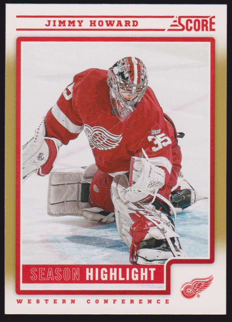 (image for) 2012-13 Score Gold Rush #32 Jimmy Howard SH Season Highlight