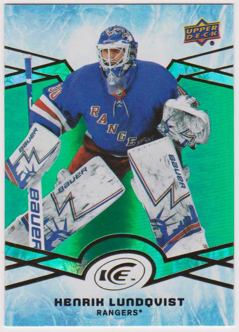 (image for) 2018-19 Upper Deck Ice Green #19 Henrik Lundqvist