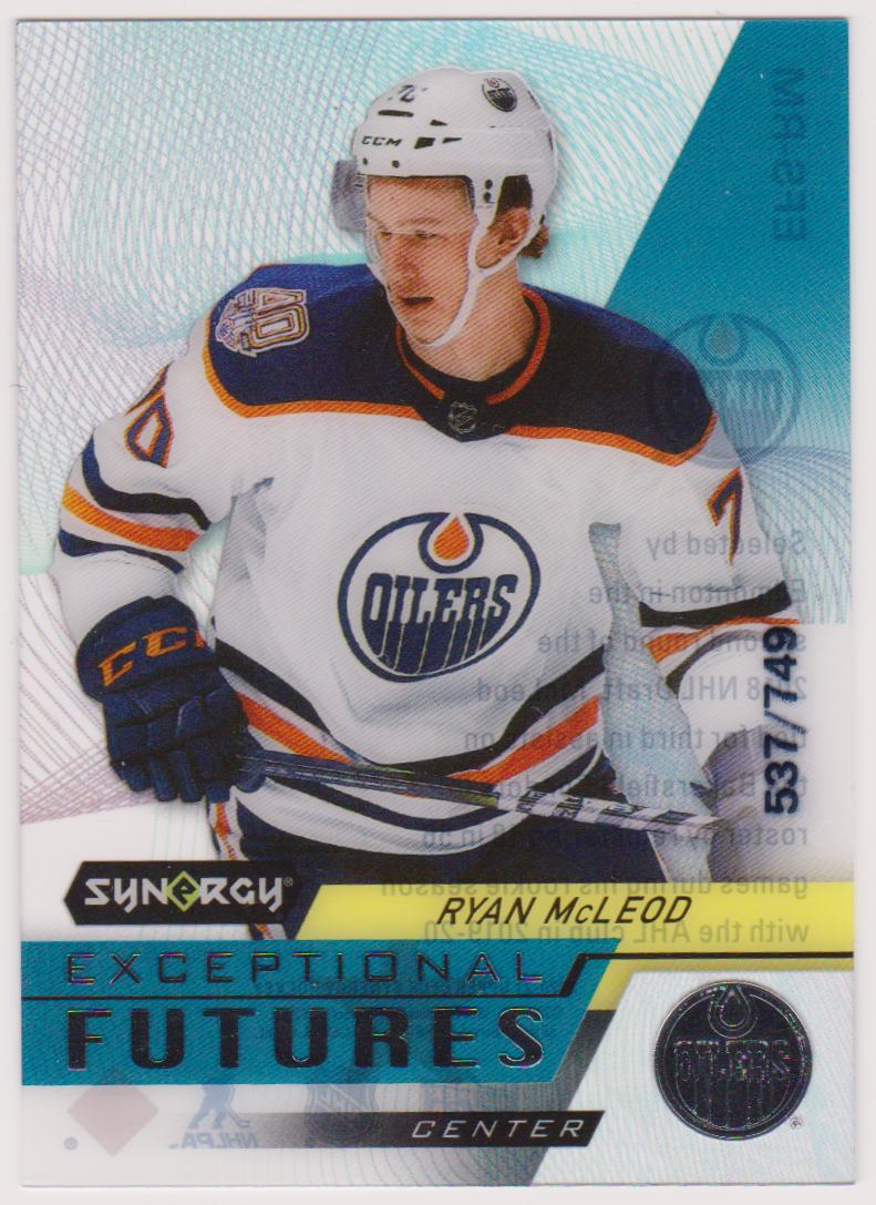 (image for) 2020-21 Synergy Exceptional Futures #EFSRM Ryan McLeod 537/749 - RC Year