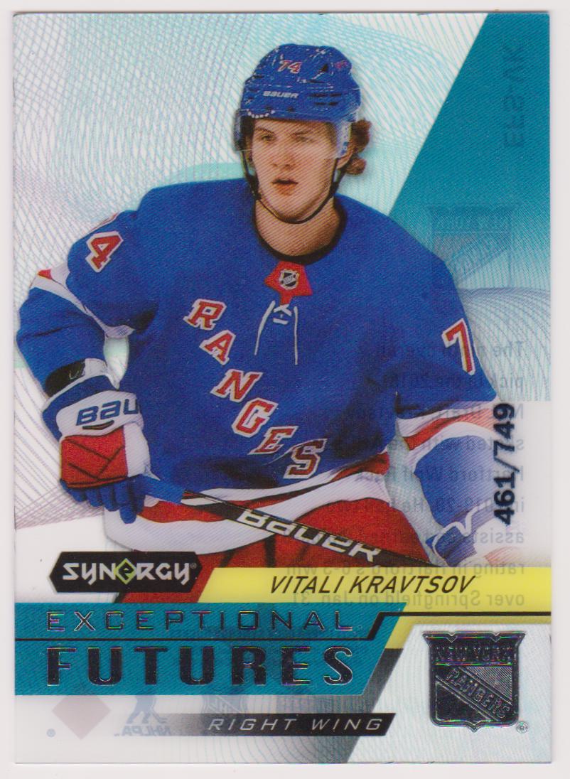 (image for) 2020-21 Synergy Exceptional Futures #EFSVK Vitali Kravtsov 461/749 - RC Year