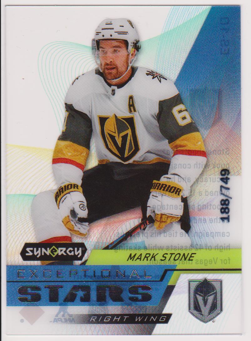 (image for) 2020-21 Synergy Exceptional Stars #ES10 Mark Stone 188/749