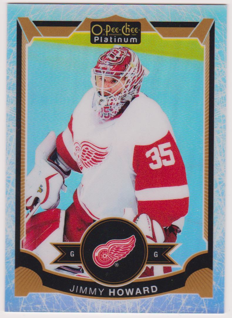 2015-16 O-Pee-Chee Platinum White Ice #103 Jimmy Howard 162/199 (image for) 2015-16 O-Pee-Chee Platinum White Ice #103 Jimmy Howard 162/199