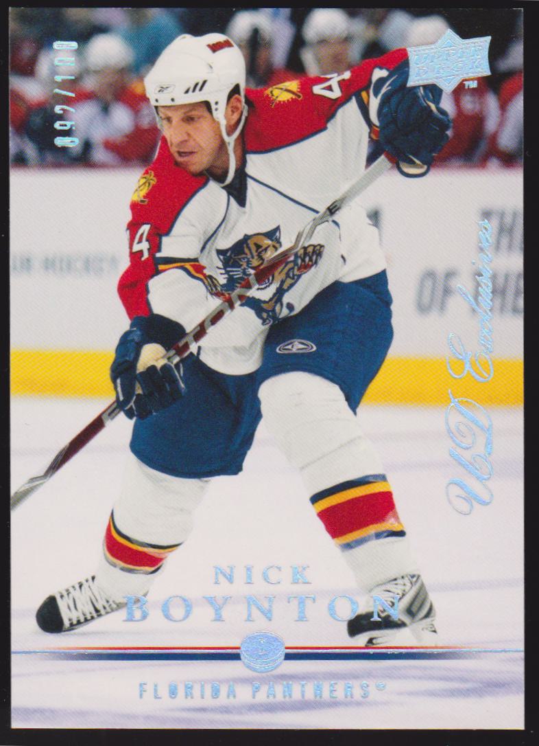 (image for) 2008-09 Upper Deck Exclusives #336 Nick Boynton 092/100