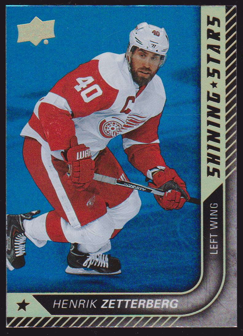 (image for) 2015-16 Upper Deck Shining Stars Royal Blue #SS33 Henrik Zetterberg