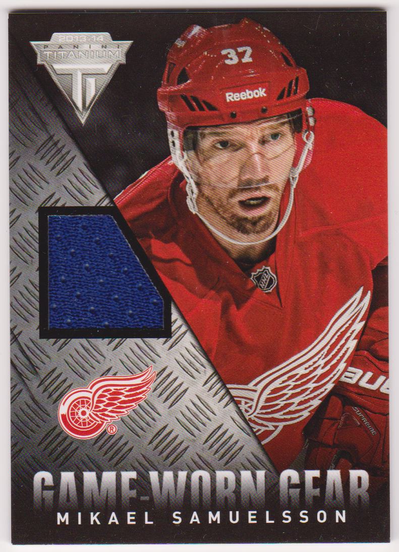 (image for) 2013-14 Panini Titanium Game Worn Gear #GGMSA Mikael Samuelsson - Jerseys