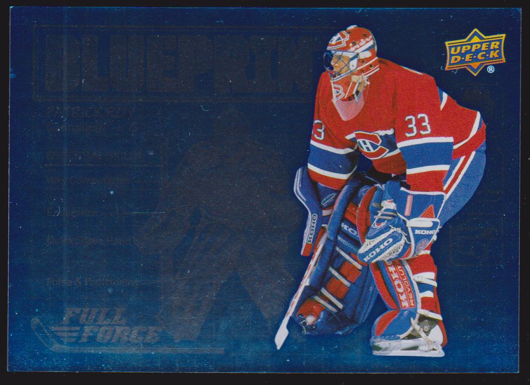 (image for) 2015-16 Upper Deck Full Force Blueprint #BPRO Patrick Roy