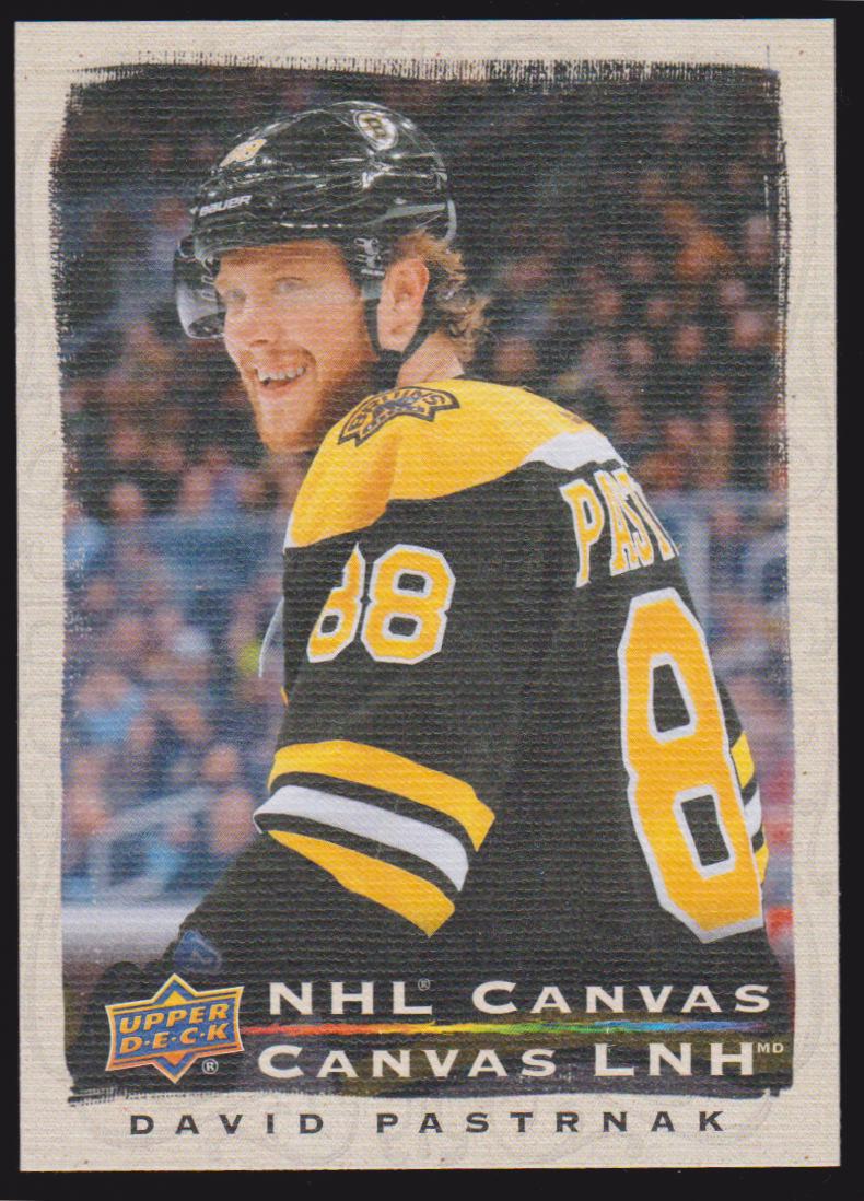 (image for) 2020-21 Upper Deck Tim Hortons NHL Canvas #C8 David Pastrnak