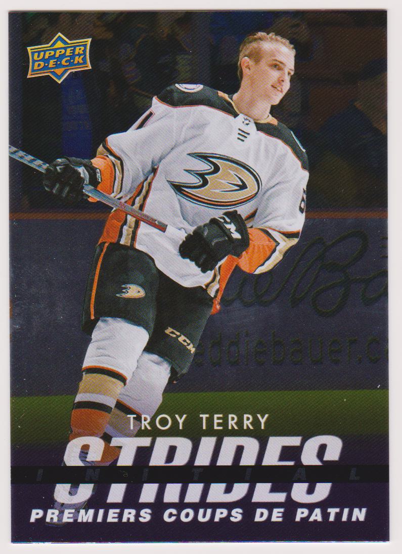(image for) 2024-25 Upper Deck Tim Hortons Rookie Retrospective Initial Strides #IS11 Troy Terry