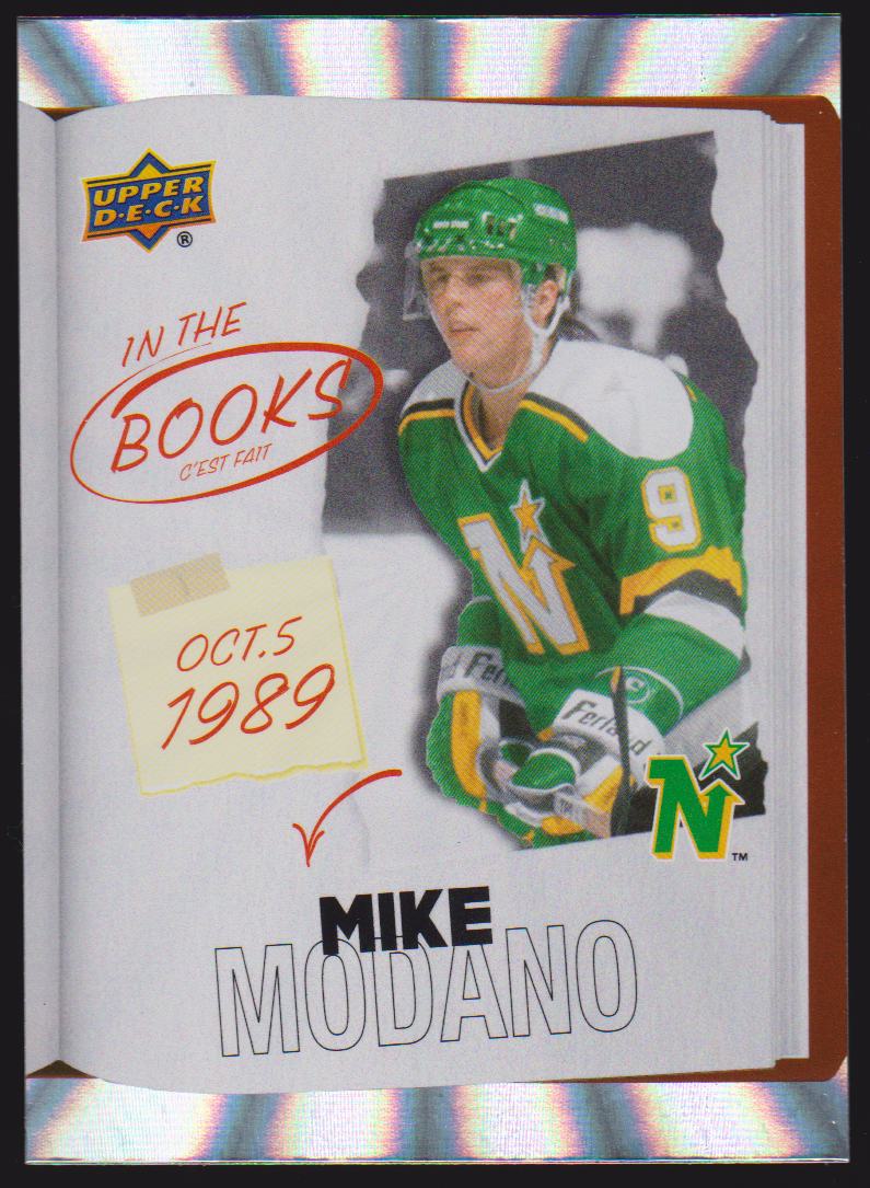 (image for) 2024-25 Upper Deck Tim Hortons Rookie Retrospective In the Books #ITB13 Mike Modano